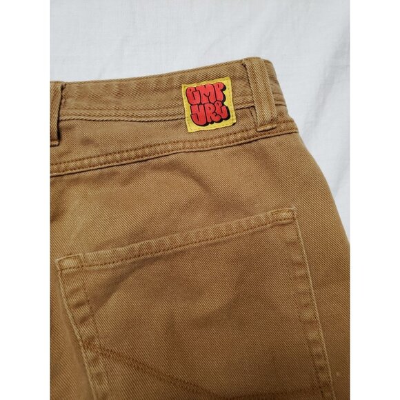 Empyre Relax Baggy Jeans Men’s 32x29 Brown Y2K Skater Pants Embroidered - Picture 14 of 16